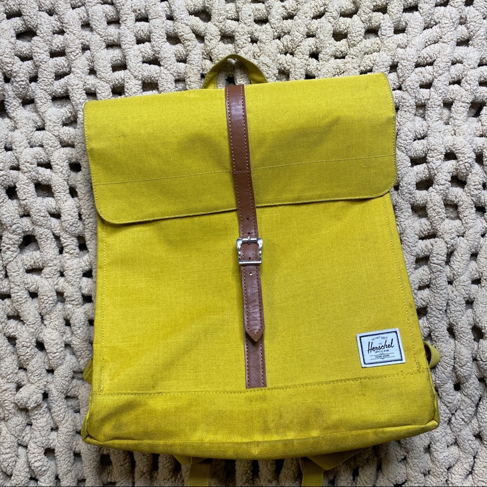 Herschel Neon Green City Backpack